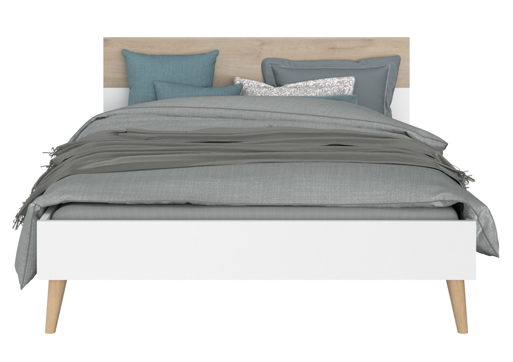 Lit Aalborg 140X190Cm Avec Sommier