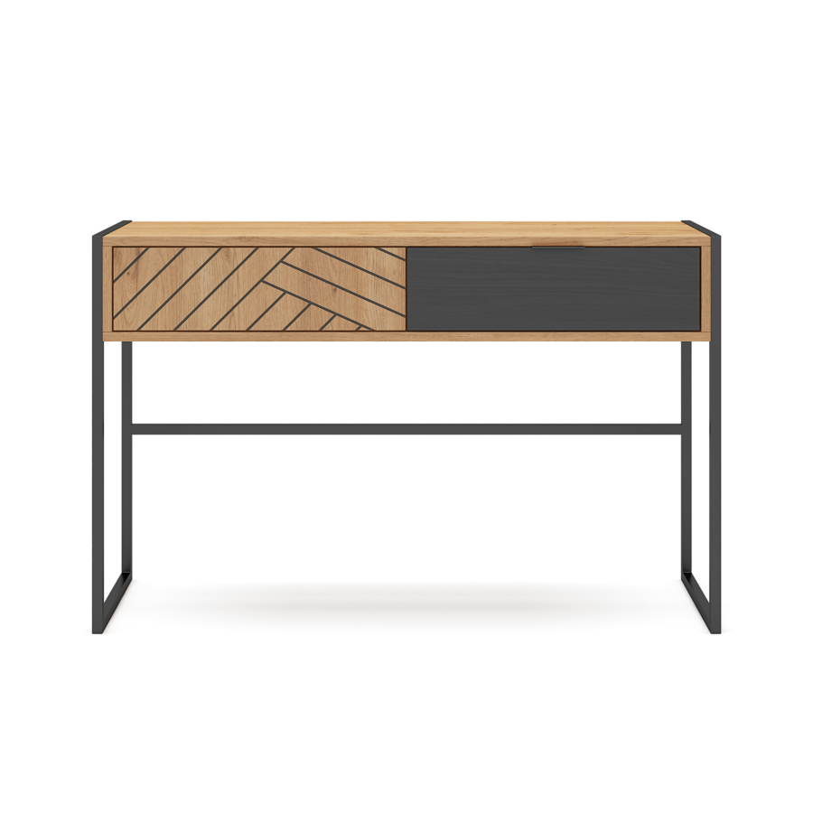 Console MADONA - Chêne / Noir
