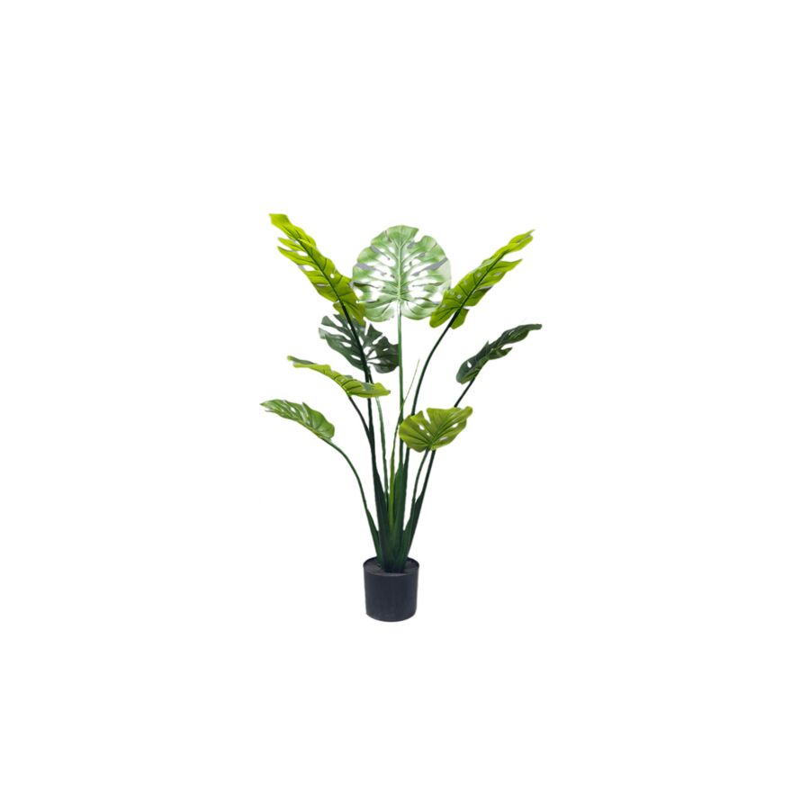 ARBRE DE MONSTERA ARTIFICIEL AVEC POT - Blanc